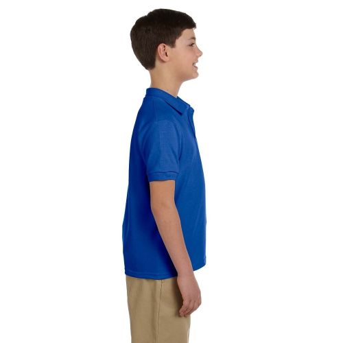  Gildan Boys Royal Dryblend Pique Polo Shirt by Gildan