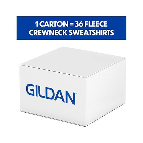  Gildan unisex-adult Fleece Crewneck Sweatshirt, Style G18000, Multipack