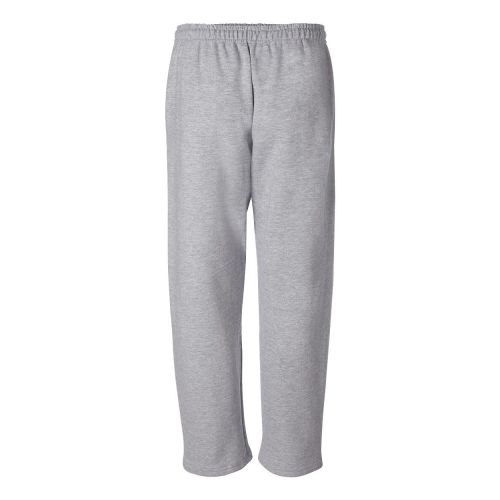  Gildan Adult Jersey-Lined Elastic Waist Open-Bottom Sweatpant, Sport Grey, Small