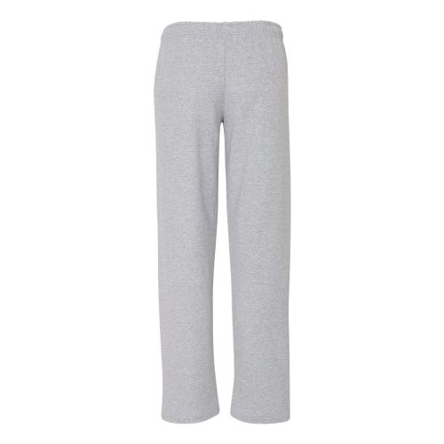  Gildan Mens Fleece Open Bottom Pocketed Pant