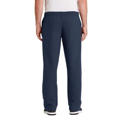  Gildan Mens Dry Blend Open Bottom Sweatpants