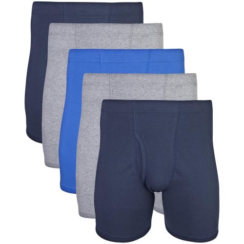  Gildan Mens Covered Waistband Boxer Brief Multipack