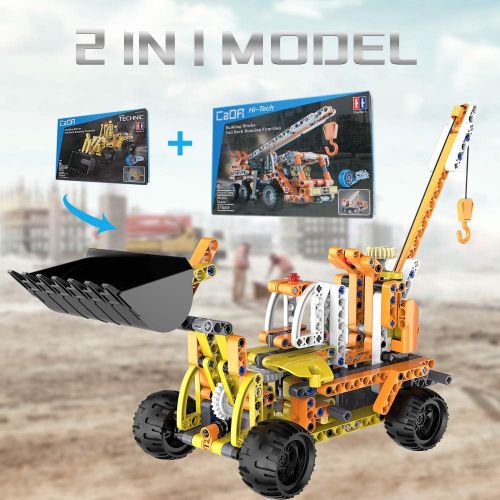  [아마존핫딜][아마존 핫딜] Gili Building Toy (C52014W), Build A Pull Back Bulldozer Car, Best Christmas Birthday Gifts for Age 6, 7, 8, 9, 10, 11, 12 Year Old Boys & Girls, Stem Technic Construction Engineer