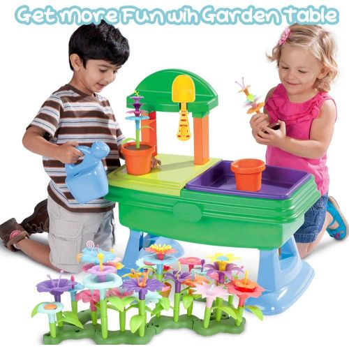  [아마존핫딜][아마존 핫딜] Gili GILI Flower Garden Building Toys, Build a Bouquet Sets for 3, 4, 5, 6 Year Old Toddler Girls, Arts and Crafts for Little Kids Age 3yr Up, Best Top Christmas Birthday Gifts for Crea