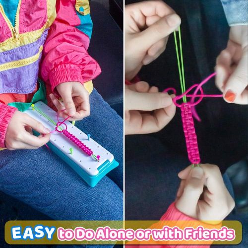  [아마존 핫딜] Gili Friendship Bracelet Kit, Arts and Crafts Maker Toy for Girls Christmas Birthday Gifts Ages 6yr-12yr, Best Bracelet Making String Sets for 7, 8, 9, 10, 11 Year Old Kids Travel