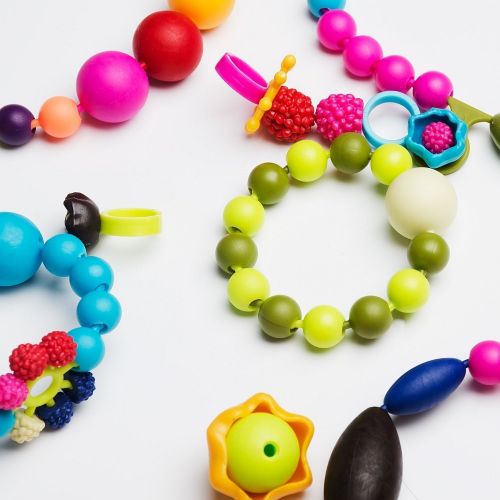  [아마존베스트]GILI Pop Beads, Arts and Crafts Toys Gifts for Kids Age 4yr-8yr, Jewelry Making Kit for 4, 5, 6, 7 Year Old Girls, Necklace and Bracelet and Ring Creativity DIY Set (500 PCS)