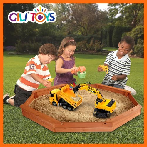  Gili RC Excavator Toy, Remote Control Monster Truck for Kids Age 3yr