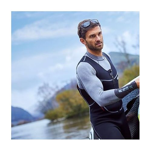  GILL Mens Dynamic Long John Sleeveless 3mm Neoprene Wetsuit Thermal Water Sports Paddle Board SUP Kayaking Swimming Surfing