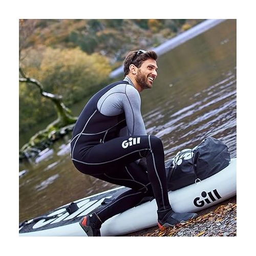  GILL Mens Dynamic Long John Sleeveless 3mm Neoprene Wetsuit Thermal Water Sports Paddle Board SUP Kayaking Swimming Surfing