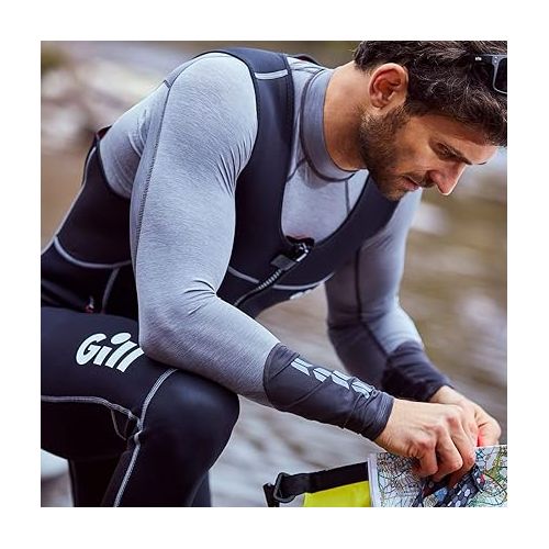  GILL Mens Dynamic Long John Sleeveless 3mm Neoprene Wetsuit Thermal Water Sports Paddle Board SUP Kayaking Swimming Surfing