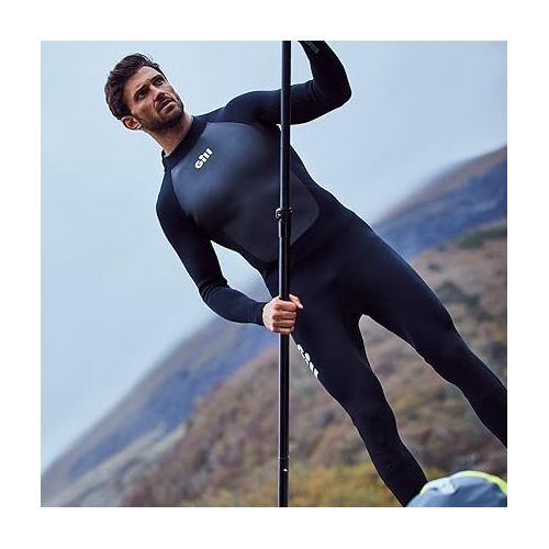  GILL Mens Pursuit 4/3mm Neoprene Full Body Long Sleeve Wetsuit - Water Sport Surfing Paddleboard Swimming