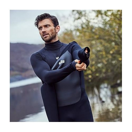  GILL Mens Pursuit 4/3mm Neoprene Full Body Long Sleeve Wetsuit - Water Sport Surfing Paddleboard Swimming