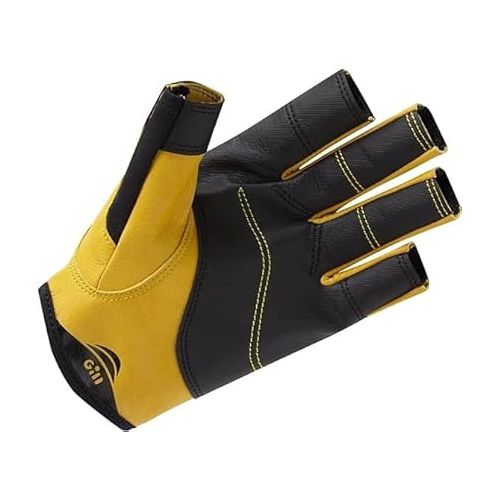  Gill Pro Sailing Gloves - Short Finger with 3/4 Length Fingers for Sailing, Paddle & Board Sports, Kayaking or Windsurfing