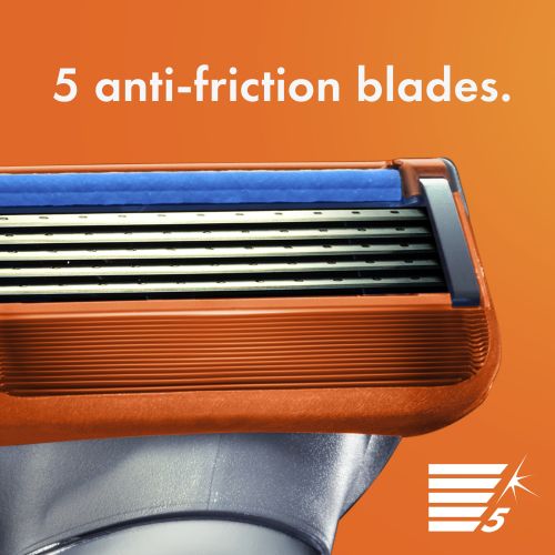  Gillette Fusion5 Mens Razor Blades, 4 Blade Refills