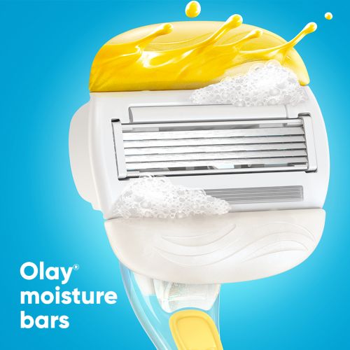  Gillette Venus ComfortGlide Olay 5-Blade Womens Razor Blade Cartridges - 4 ct