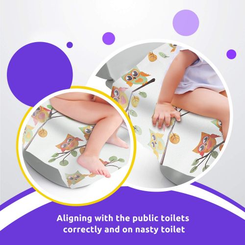  [아마존베스트]Gimars XL Large Full Cover Disposable Travel Toilet Potty Seat Covers - Individually Wrapped Portable...