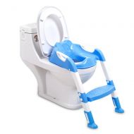 Gimars Kidsidol Baby Potty Toilet Chair with Step Trainer Ladder Sturdy Safety Folding Adjustable Comfortable Anti-Slip Great Mommy’s Helper for Baby Kids Toddlers 1-9 Years Old(Without S