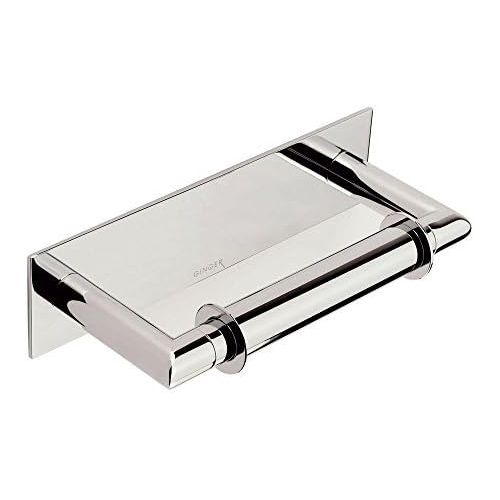  Ginger 2808/PC Surface Double Post Toilet Tissue Holder, Polished Chrome