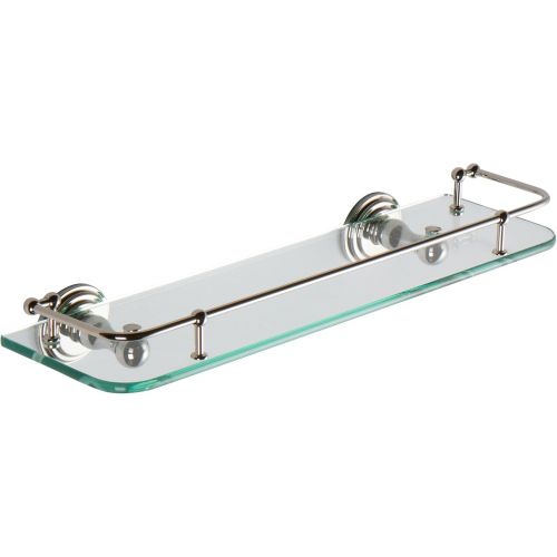  Ginger 1135T-18PN Chelsea Gallery Rail Shelf, 18, Polished Nickel