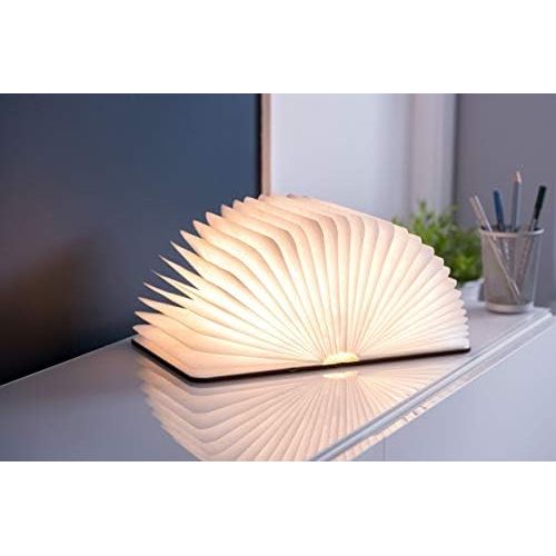  Gingko Mini Naturholz Smart Book Light - Walnuss