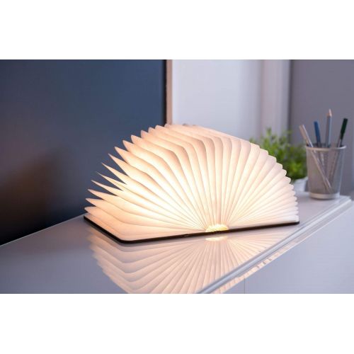  Gingko Mini Naturholz Smart Book Light - Walnuss