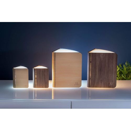  Gingko Mini Naturholz Smart Book Light - Walnuss