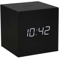 Gingko Gravity Cube Click Clock 3 x 3 Teal Alarm Clock