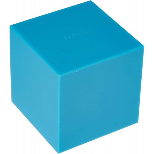  Gingko Gravity Cube Click Clock 3 x 3 Teal Alarm Clock