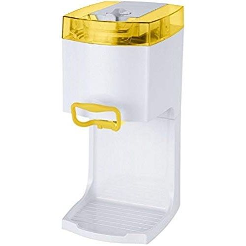  [아마존베스트]4-in-1 Gino Gelati GG-50W-A Yellow Soft Ice Cream Machine Frozen Yogurt Milk Shake Machine Bottle Cooler