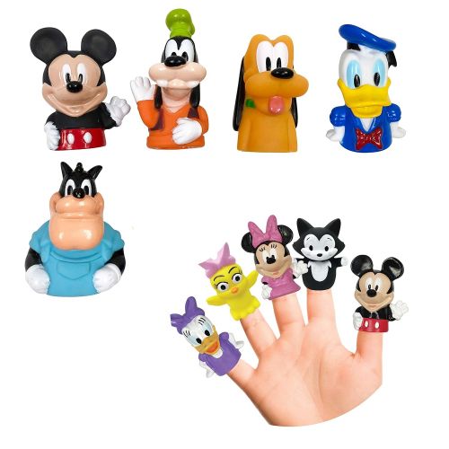  Ginsey Disney Mickey & Friends 10 Piece Finger Puppet Party Pack Old