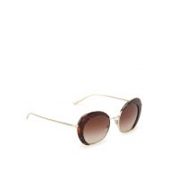 Giorgio Armani Half frame eclectic sunglasses