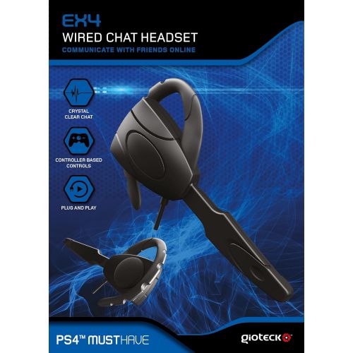  [아마존베스트]Gioteck EX4 Wired Chat Headset (PS4)