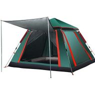 Giow Aussenzelt, Vollautomatisches Campingzelt Starke Regenfeste Sonnencreme Einlagig 3-4 Personen,B