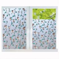 Giow Frosted Window Sticker Film, Glass Cover Bathroom Film Self-Adhesive Privacy Decal Decor,75x200cm(29x78in)