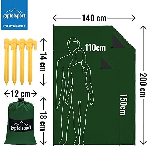  Besuchen Sie den gipfelsport-Store gipfelsport Picknickdecke - Outdoor Picknick Decke I Stranddecke, wasserdicht, waschbar, sandfrei I 200x140 cm gross