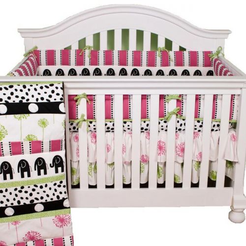  Girls Cotton Tale Hottsie Dottsie 4-Piece Crib Bedding Set by Cotton Tale