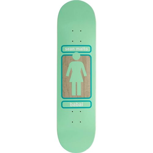  Girl Skateboards Sean Malto 93 Til WR41D1 Skateboard Deck - 7.75 x 31.125 with Jessup WS Die-Cut Black Griptape - Bundle of 2 Items