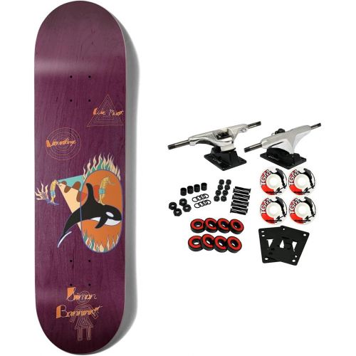  Girl Skateboard Complete Bannerot Visualize Purple 8.25 x 31.75