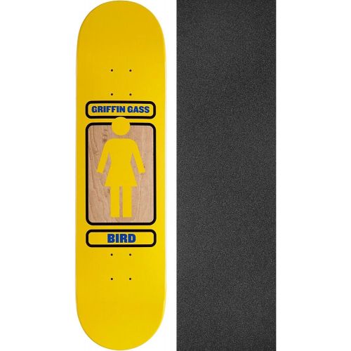  Girl Skateboards Griffin Gass 93 Til WR41D1 Skateboard Deck - 8 x 31.5 with Jessup Black Griptape - Bundle of 2 Items