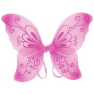 Girls Sparkling Fairy Wings (Pink, One Size) by Cutie Collection