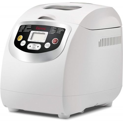  Girmi MP20600W BrotbackmaschineWeiss (weiss, 1kg, franzoesische Kuchen von Teig, Teig, Brot, Brot Glutenfrei, Teig fuer Pizza, Brot von Weizen, 500g, 15h, Beruehr