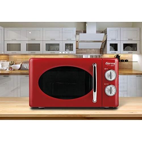  [아마존베스트]Girmi FM21 Vintage Design Combi Oven 20 Litre 700+800 W Red