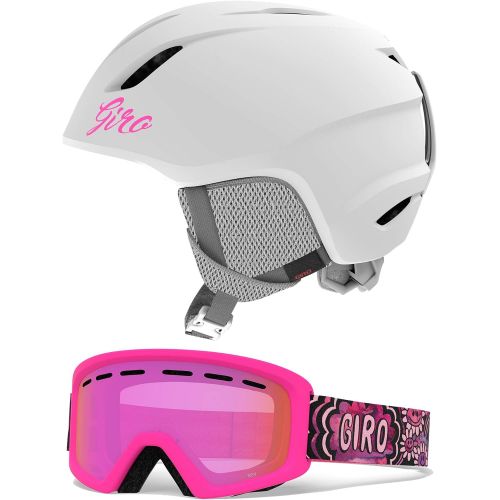  Giro Launch Combo Pack Youth Snow Ski Helmet w/Matching Goggles