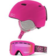 Giro Slingshot Kids Snow Helmet Goggle Combo Matte Magenta/Daizee Flash M/L (52-55.5CM)