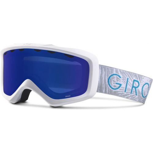  Giro Grade Kids Snow Goggles White Palm - Grey Cobalt