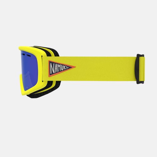  Giro Rev Youth Snow Goggles - Namuk Yellow Strap with Grey Cobalt Lens (2020)