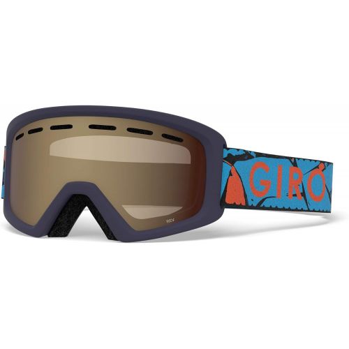  Giro Rev Youth Snow Goggles - Blue Rock Strap with Amber Rose Lens (2020)