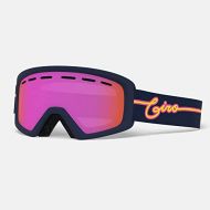 Giro Rev Youth Snow Goggles - Midnight Neon Lights Strap with Amber Pink Lens (2021)