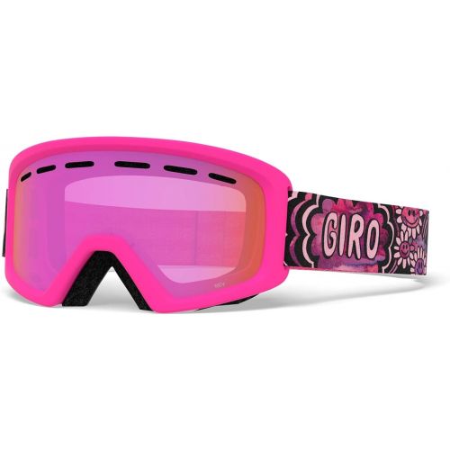  Giro Ella Womens Snow Goggles Rose Gold Shimmer - Vivid OnyxVivid Infrared