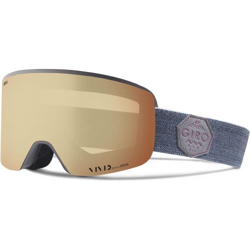  Giro Ella Womens Snow Goggles Rose Gold Shimmer - Vivid OnyxVivid Infrared